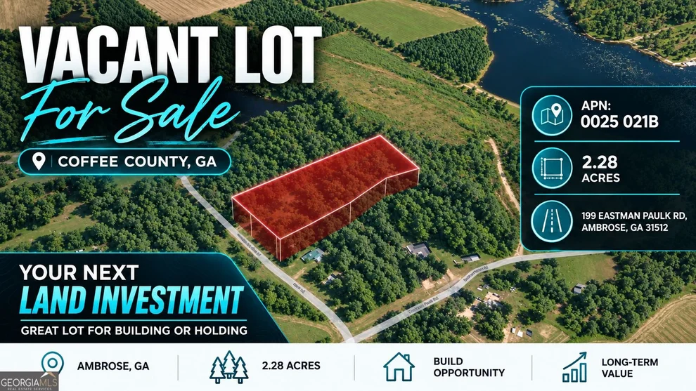 Unit for sale at 199 Eastman Paulk Road, Ambrose, GA 31512
