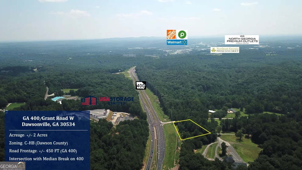 Unit for sale at 0 Grant Road And GA 400, Dawsonville, GA 30534
