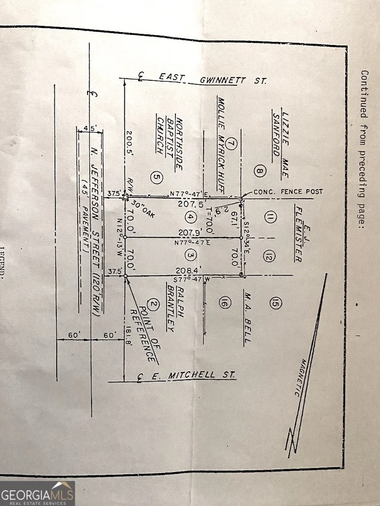 Unit for sale at 921 N Jefferson Street, Milledgeville, GA 31061