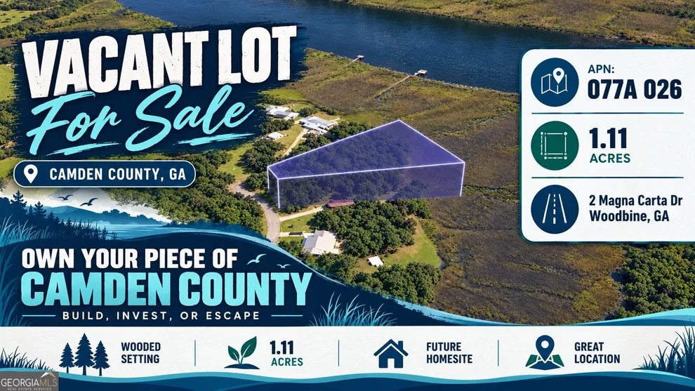 Unit for sale at 2 Magna Carta Drive, Woodbine, GA 31569