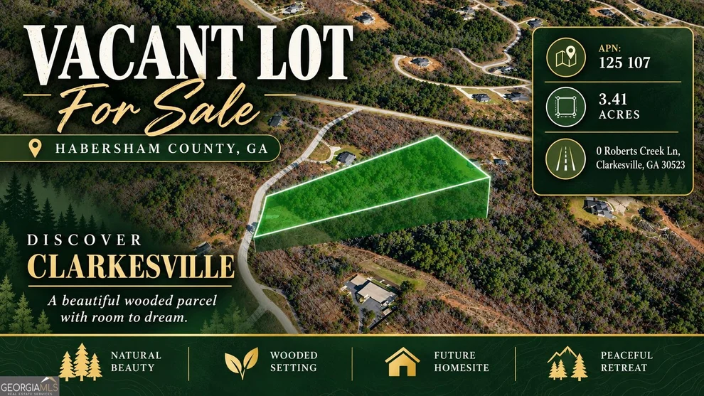 Unit for sale at 0 Roberts Creek Lane, Clarkesville, GA 30523