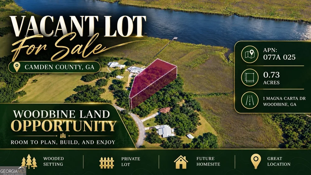 Unit for sale at 1 Magna Carta Drive, Woodbine, GA 31569