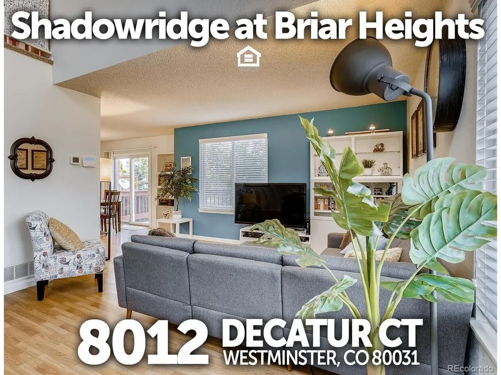 Unit for sale at 8012 Decatur Ct, Westminster, CO 80031