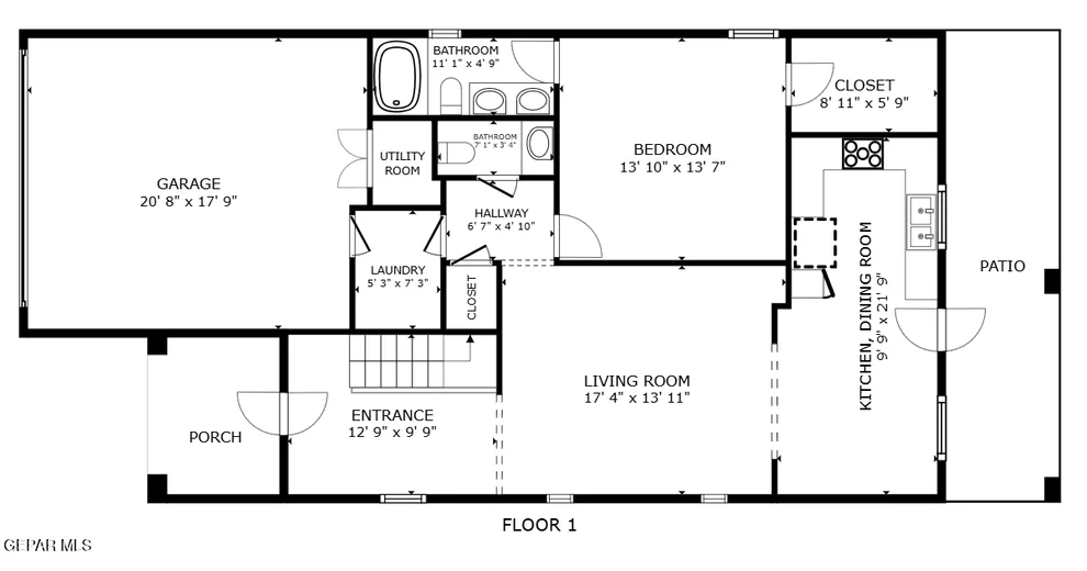 Unit for sale at 12025 COPPER MINE Lane, El Paso, TX 79934