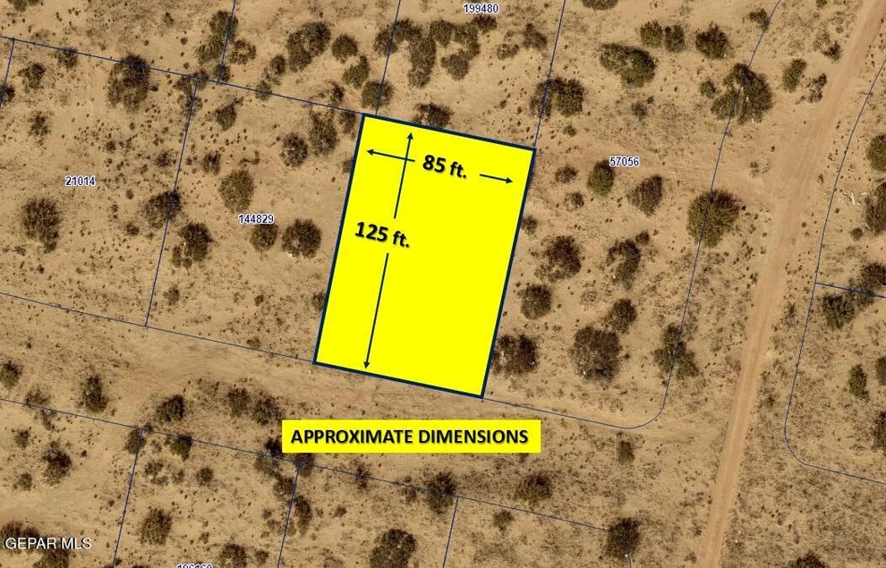 Unit for sale at TBD 16 HORIZON CITY ESTATES#80 LOT 16, El Paso, TX 79928