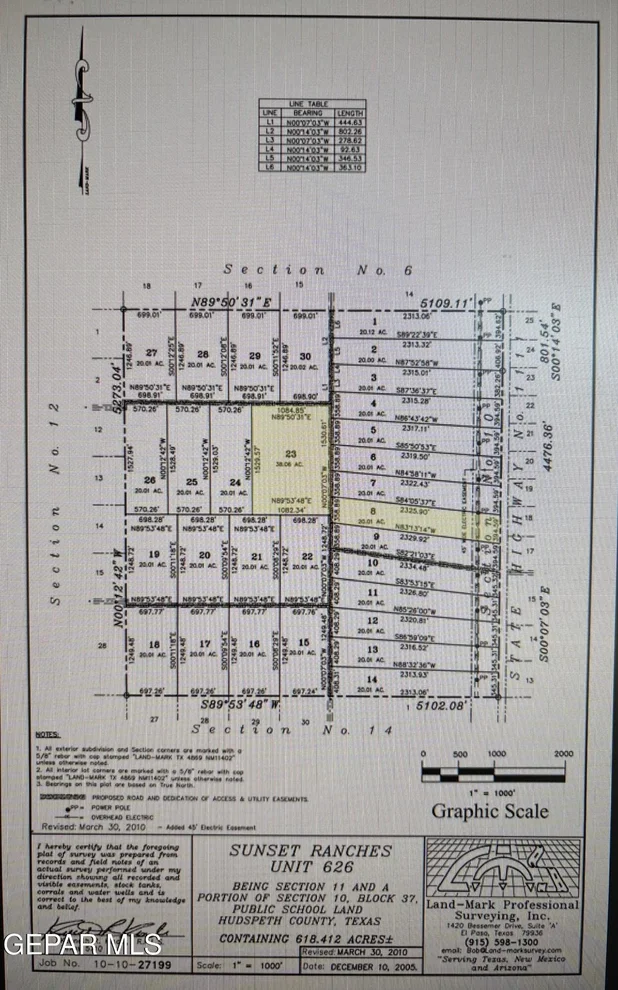 Unit for sale at 37 SEC 11 PSL SUN. RCHES #626 LOT 8 & 23, Sierra Blanca, TX 79851