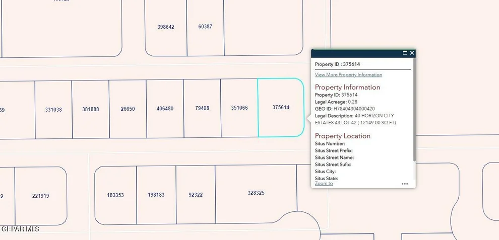 Unit for sale at PN-375614 40 Horizon City Estates Lot 42, Horizon City, TX 79928