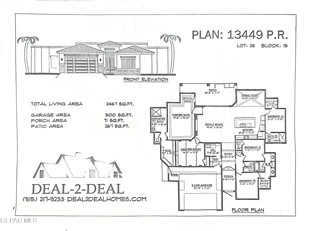Unit for sale at 13449 PLUMPTON Road, El Paso, TX 79928