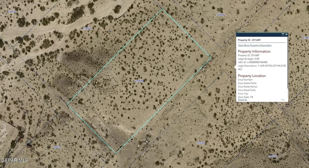 Unit for sale at PN-251689 1 LOS ALTOS LOT 44, Tornillo, TX 79853