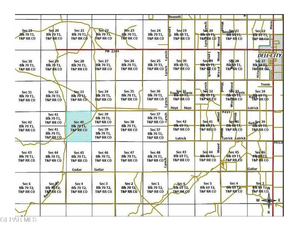 Unit for sale at 70 TSP 1 SEC 40 T & P LOT 27, Dell City, TX 79837