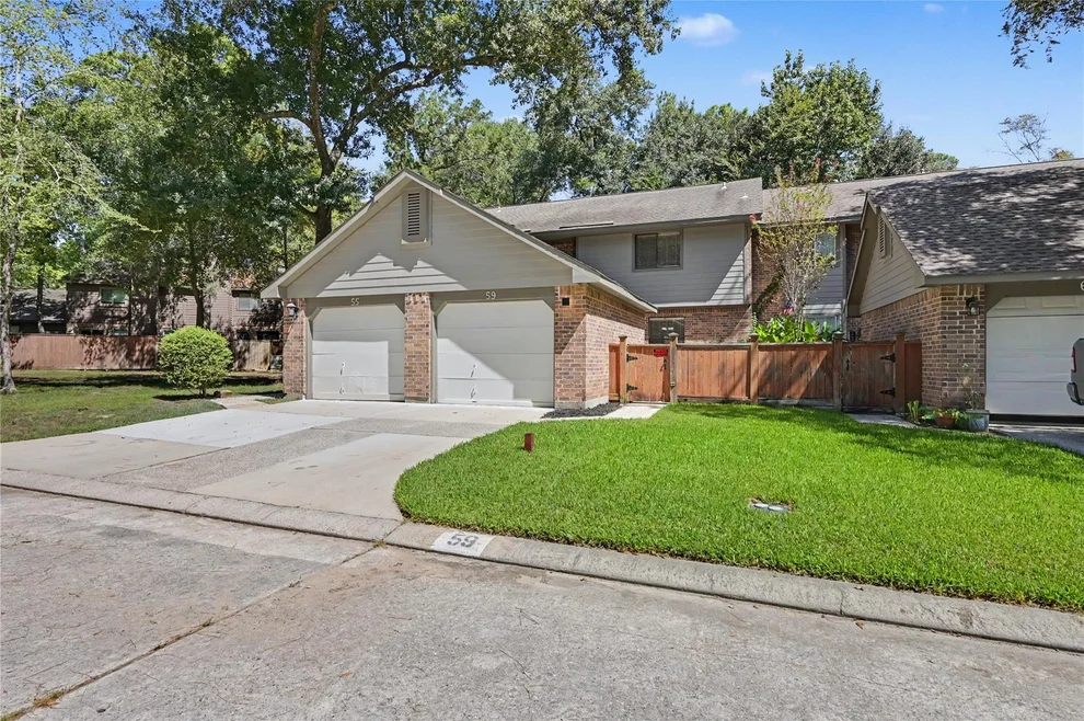 Unit for sale at 59 Willowwood Circle, The Woodlands, TX 77381
