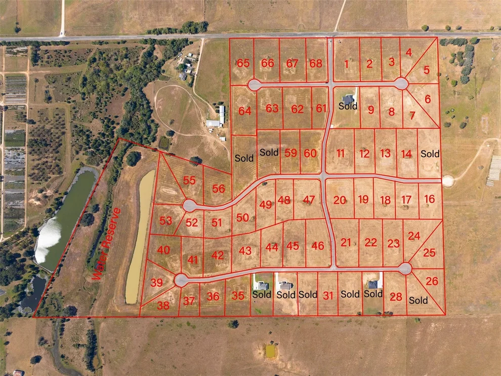 Unit for sale at 256 Cove Bend Drive - Lot 48, Cat Spring, TX 78933