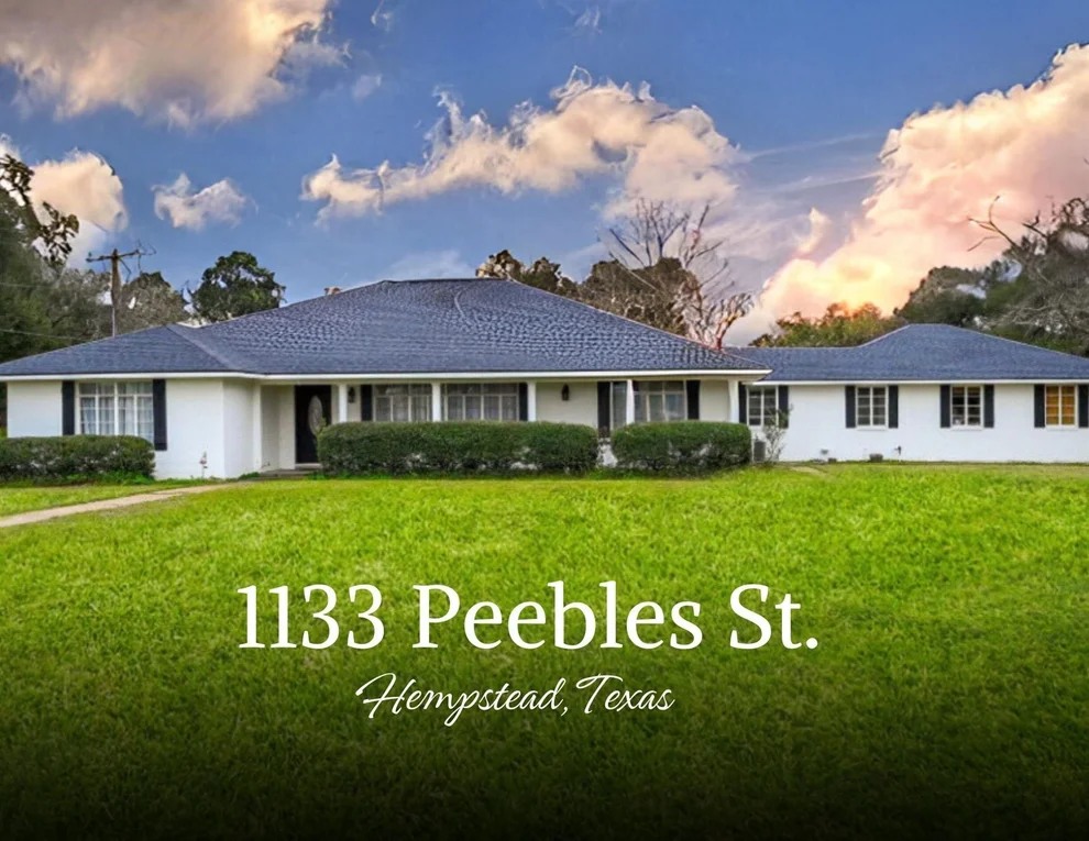 Unit for sale at 1133 Peebles Street, Hempstead, TX 77445