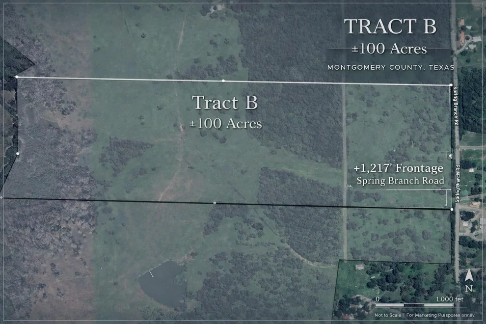 Unit for sale at 100 ACRES Spring Branch Road, Montgomery, TX 77316