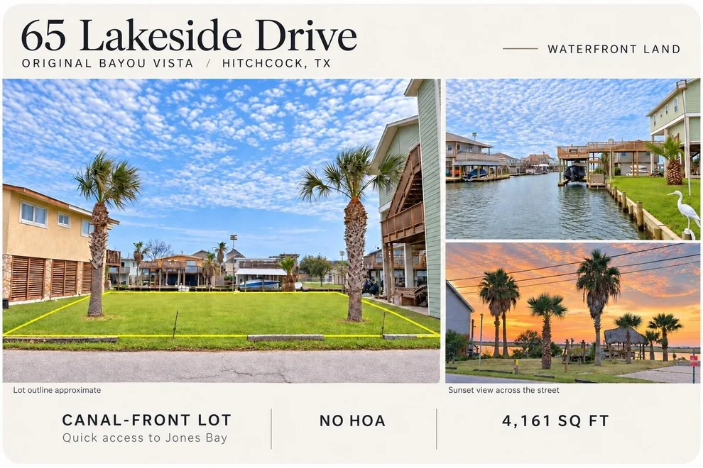 Unit for sale at 65 Lakeside Drive, Hitchcock, TX 77563