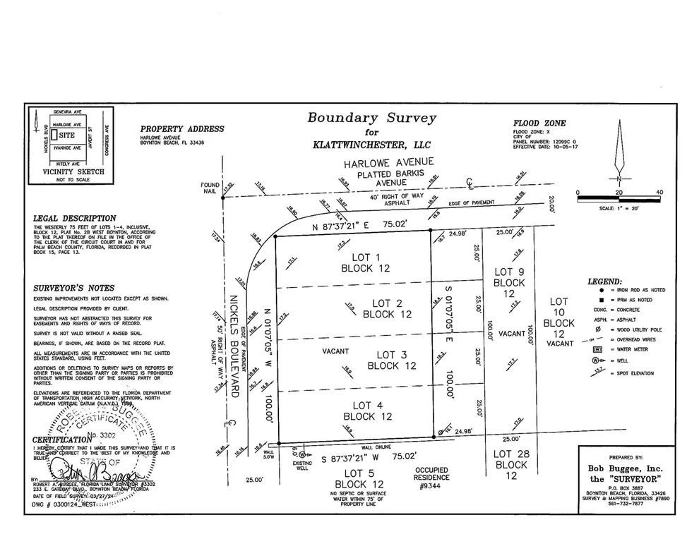 Unit for sale at Xxx Harlowe Avenue, Boynton Beach, FL 33436