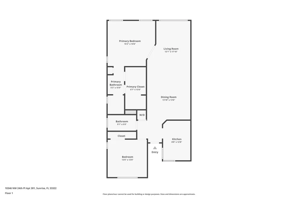 Unit for sale at 10346 NW 24th Place, Sunrise, FL 33322