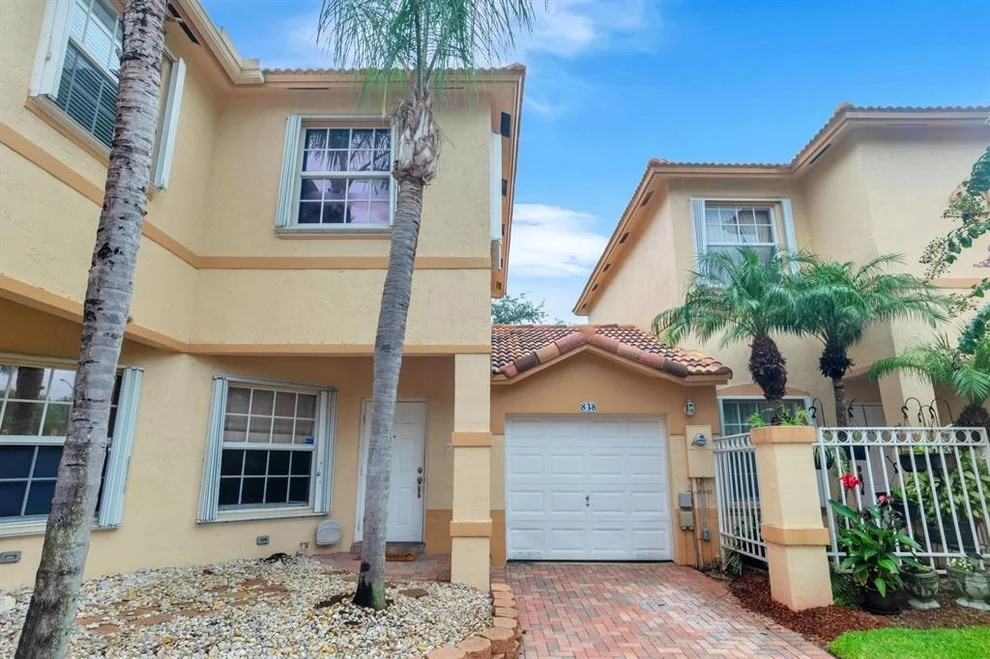 Unit for sale at 838 NW 170th Terrace, Pembroke Pines, FL 33028