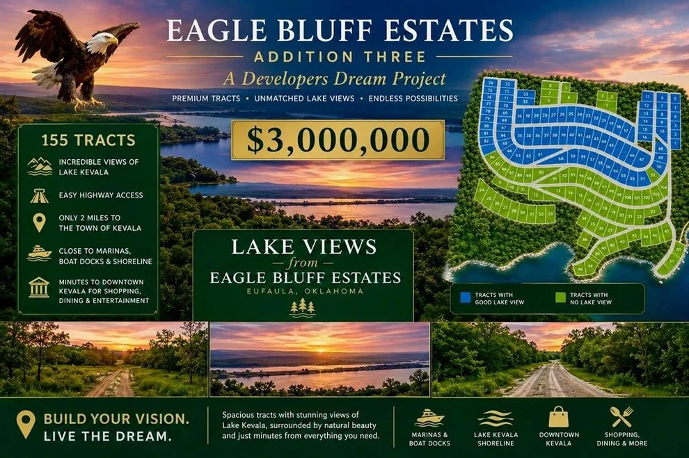 Unit for sale at Eagle Bluff Estates, Eufaula, OK 74432