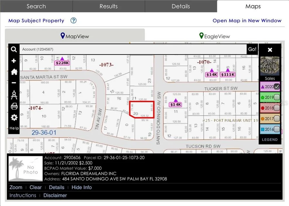 Unit for sale at 484 AVENUE SW, PALM BAY, FL 32908