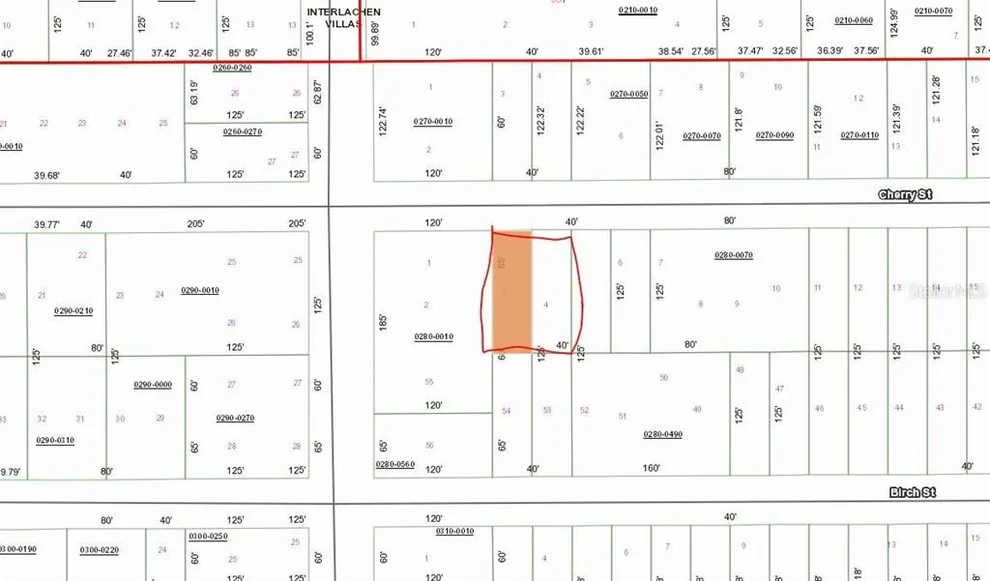 Unit for sale at 00 CHERRY STREET, INTERLACHEN, FL 32148