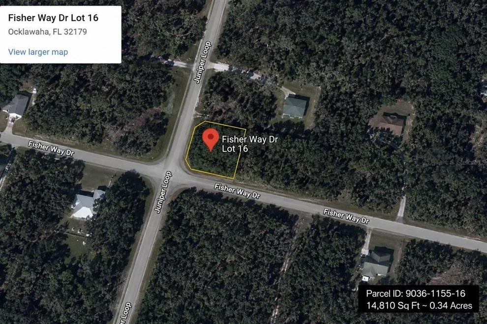 Unit for sale at FISHER WAY DR LOT 16, OCKLAWAHA, FL 32179