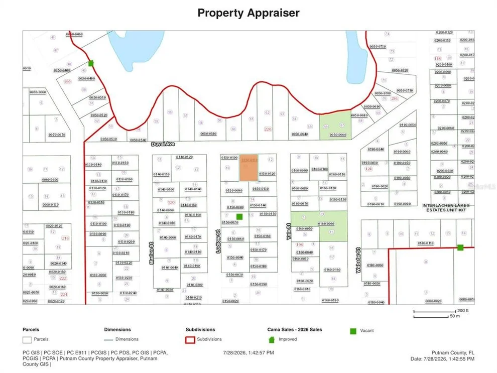 Unit for sale at DUVAL AVENUE, INTERLACHEN, FL 32148