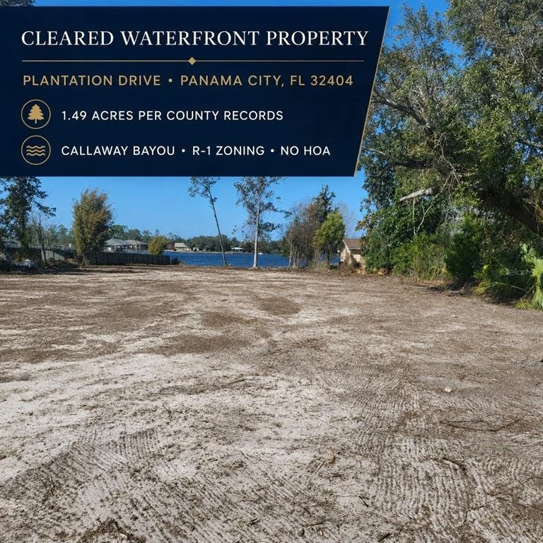 Unit for sale at TBD PLANTATION DRIVE, PANAMA CITY, FL 32404