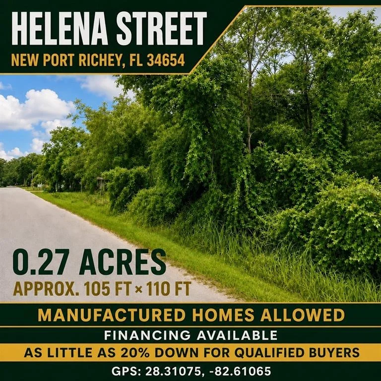 Unit for sale at HELENA STREET, NEW PORT RICHEY, FL 34654