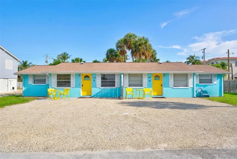 Unit for sale at 208 PEACOCK LANE, HOLMES BEACH, FL 34217