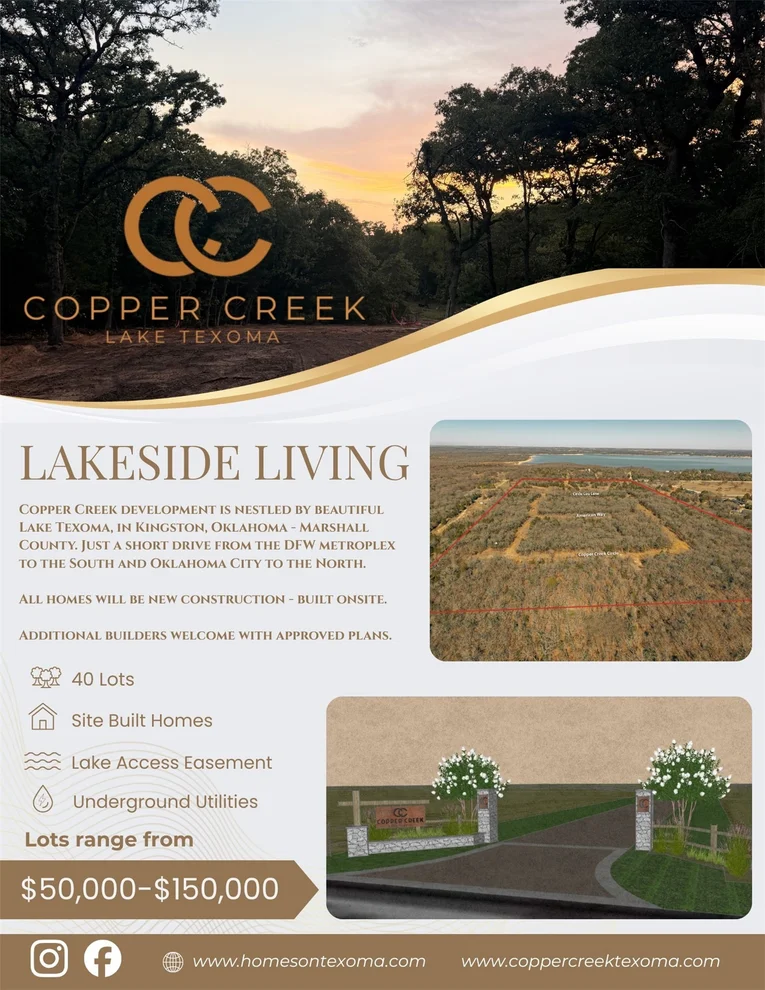 Unit for sale at Copper Creek Circle, Kingston, OK 73439