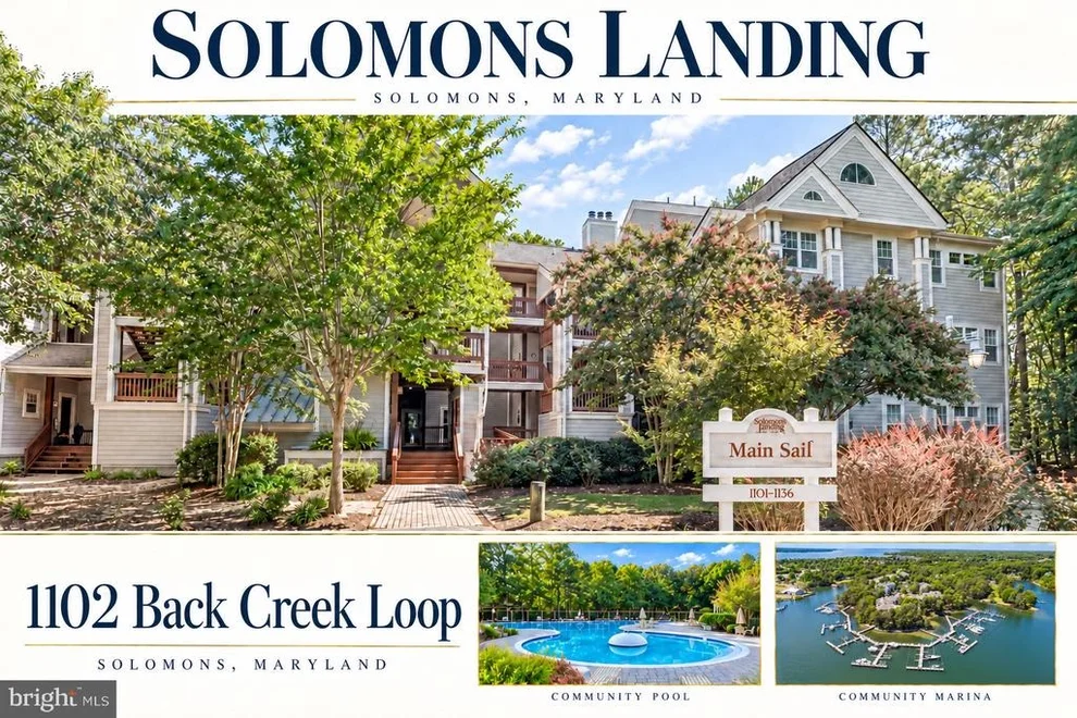 Unit for sale at 1102 BACK CREEK LOOP, SOLOMONS, MD 20688