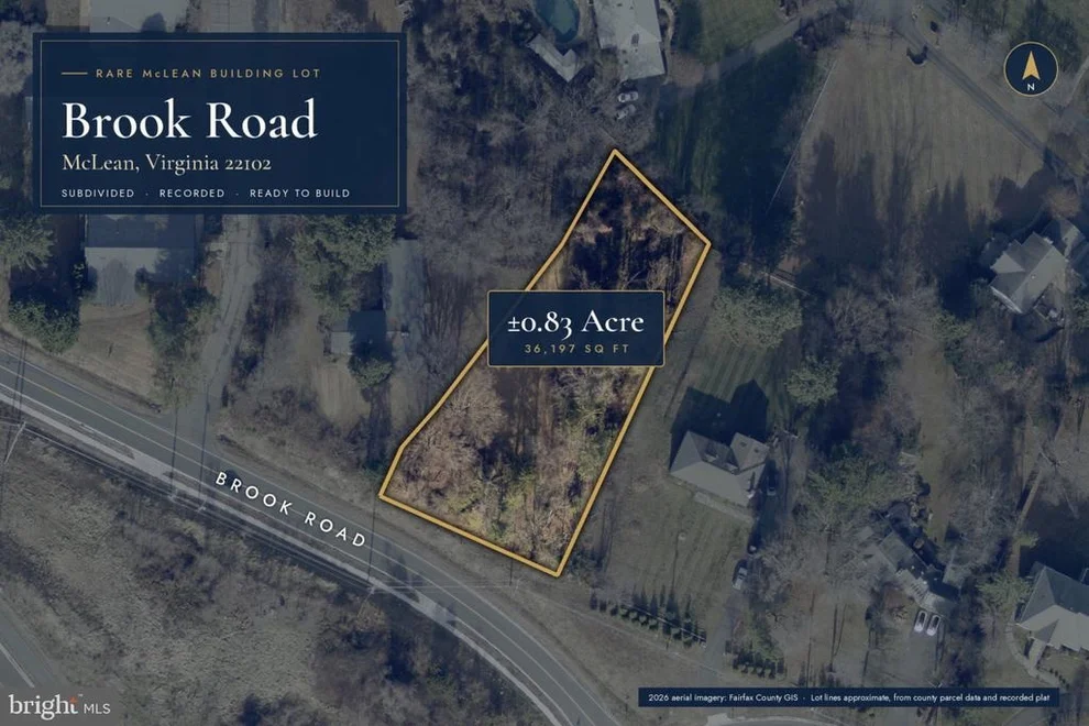 Unit for sale at LOT #1 BROOK ROAD, MCLEAN, VA 22102