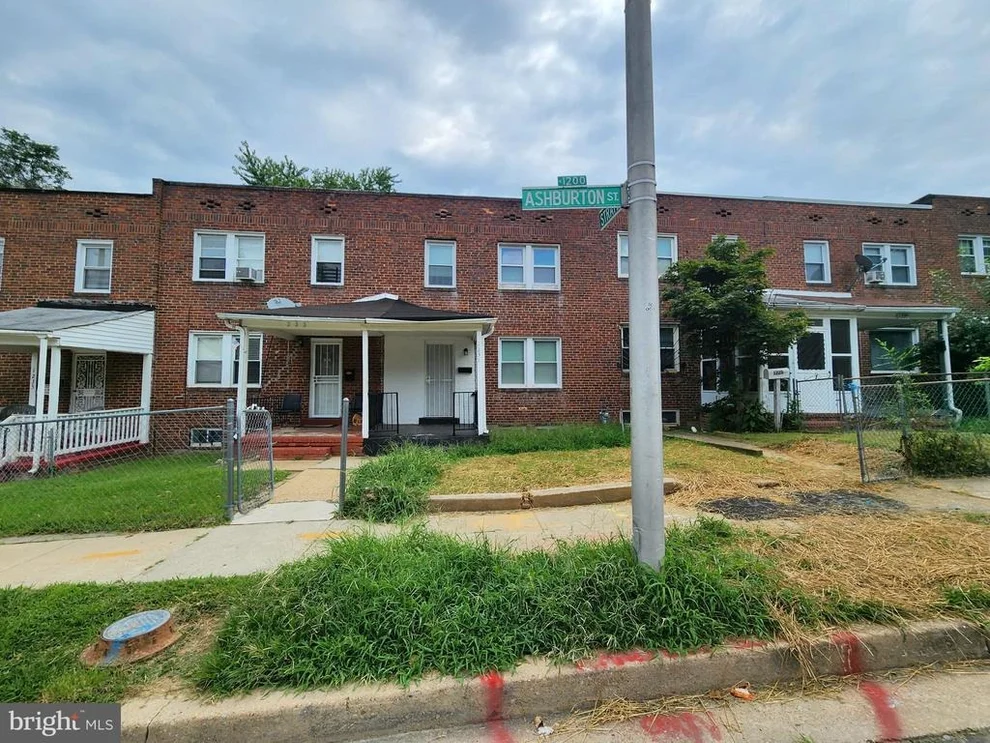 Unit for sale at 1231 ASHBURTON STREET, BALTIMORE, MD 21216