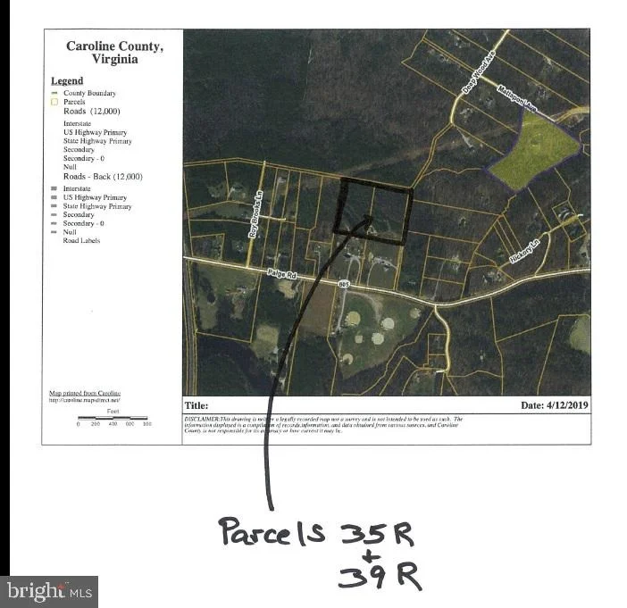 Unit for sale at 0 PAIGE ROAD, BOWLING GREEN, VA 22427