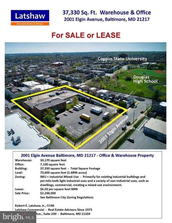 Unit for sale at 2001 ELGIN AVENUE, BALTIMORE, MD 21217