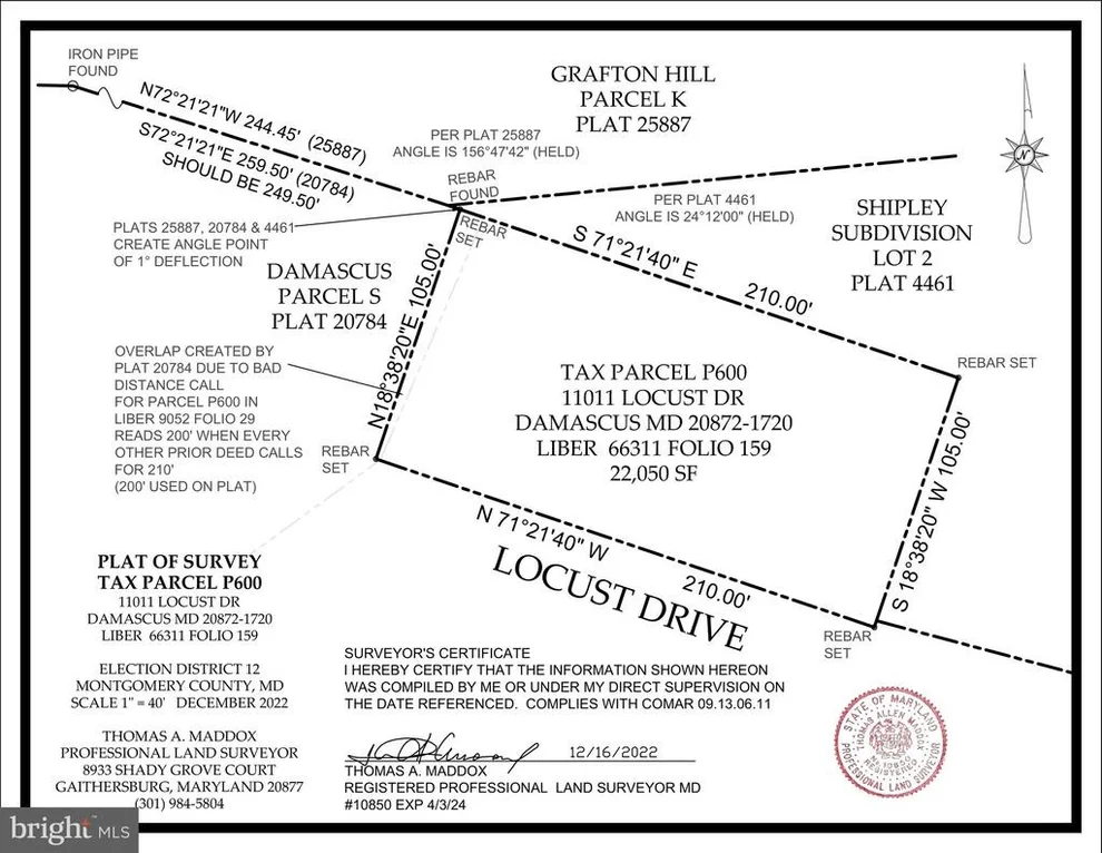 Unit for sale at 11027 LOCUST DRIVE, DAMASCUS, MD 20872
