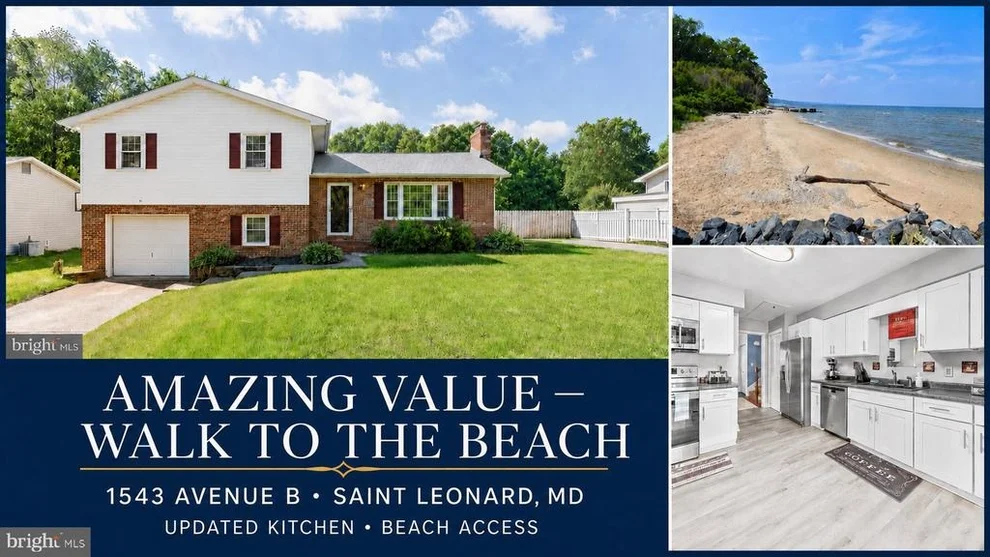 Unit for sale at 1543 AVENUE B STREET, SAINT LEONARD, MD 20685