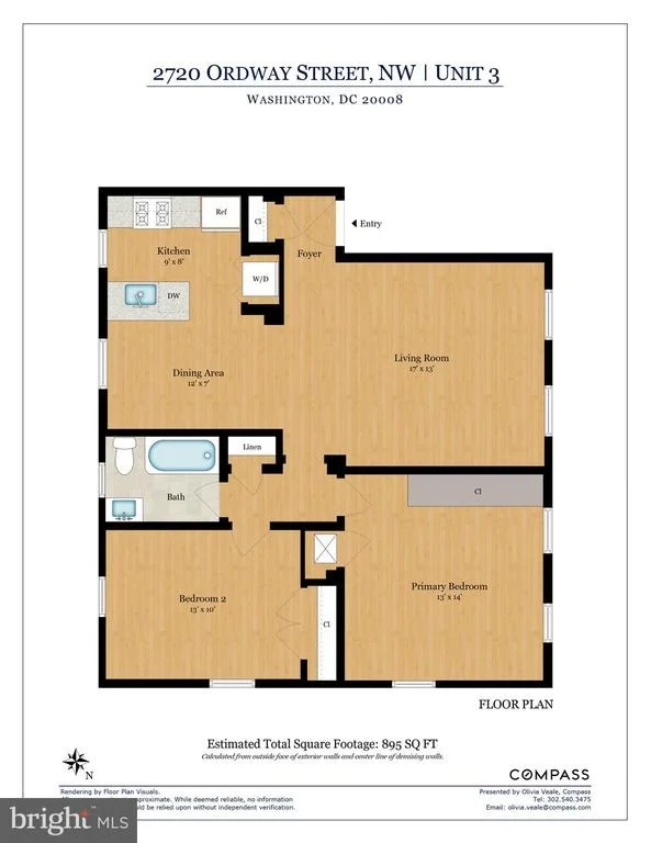 Unit for sale at 2720 ORDWAY STREET NW, WASHINGTON, DC 20008