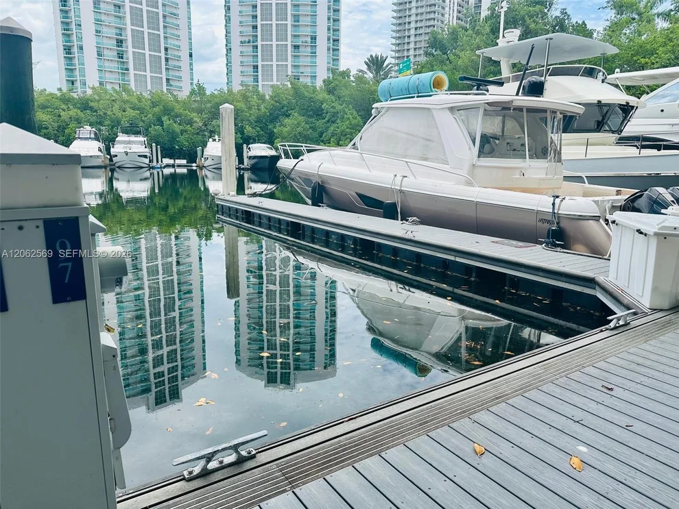 Unit for sale at 3575 Mystic Pointe Dr SLIP 97, Aventura, FL 33180