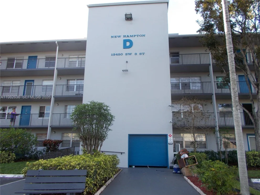 Unit for sale at 13450 SW 3rd St, Pembroke Pines, FL 33027
