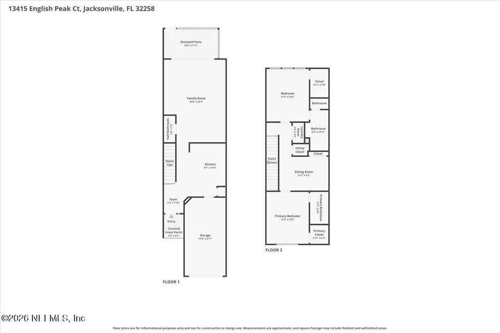 Unit for sale at 13415 ENGLISH PEAK Court, Jacksonville, FL 32258