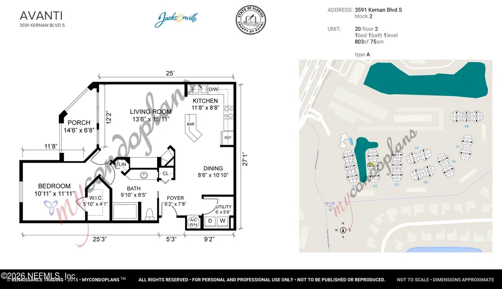 Unit for sale at 3591 KERNAN Boulevard S, Jacksonville, FL 32224