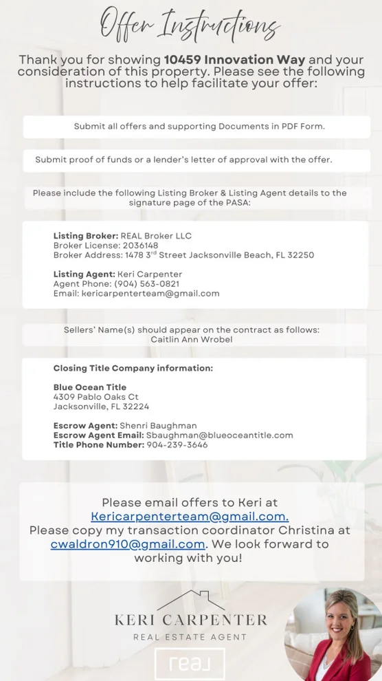 Unit for sale at 10459 INNOVATION Way, Jacksonville, FL 32256