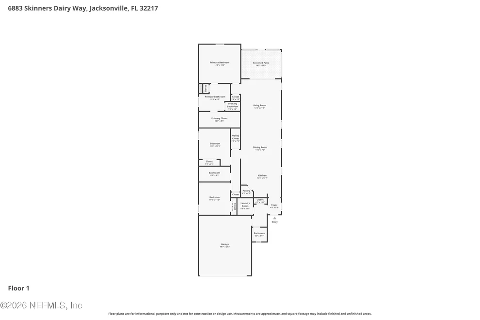 Unit for sale at 6883 SKINNERS DAIRY Way, Jacksonville, FL 32217
