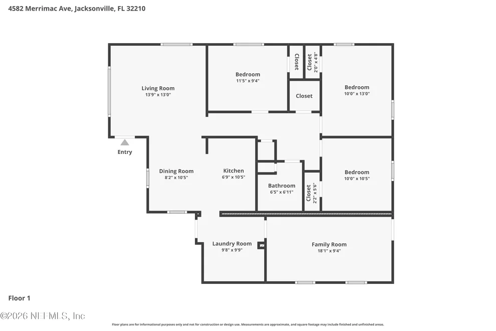 Unit for sale at 4582 MERRIMAC Avenue, Jacksonville, FL 32210