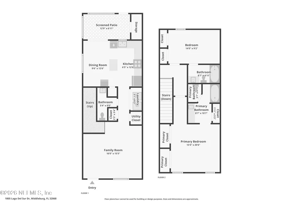Unit for sale at 1805 LAGO DEL SUR Drive, Middleburg, FL 32068
