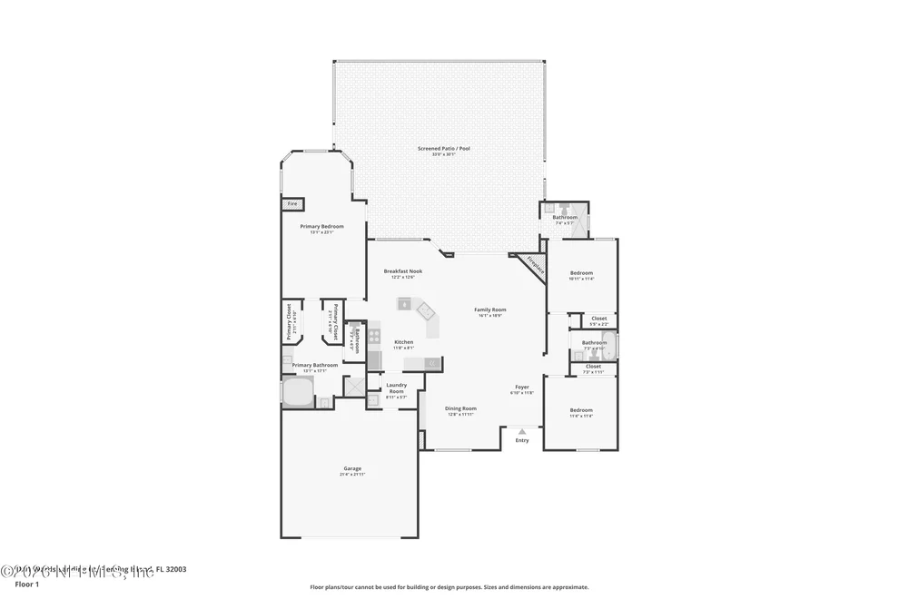 Unit for sale at 1801 WARDS LANDING Court, Fleming Island, FL 32003