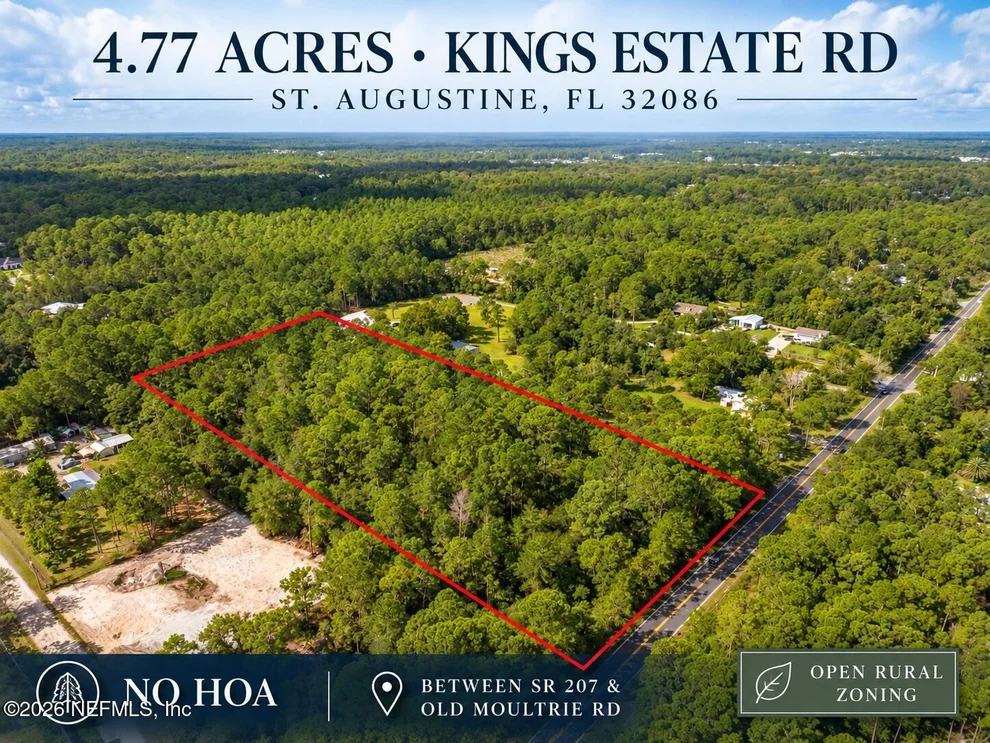 Unit for sale at 0 KINGS ESTATE Road, St. Augustine, FL 32086