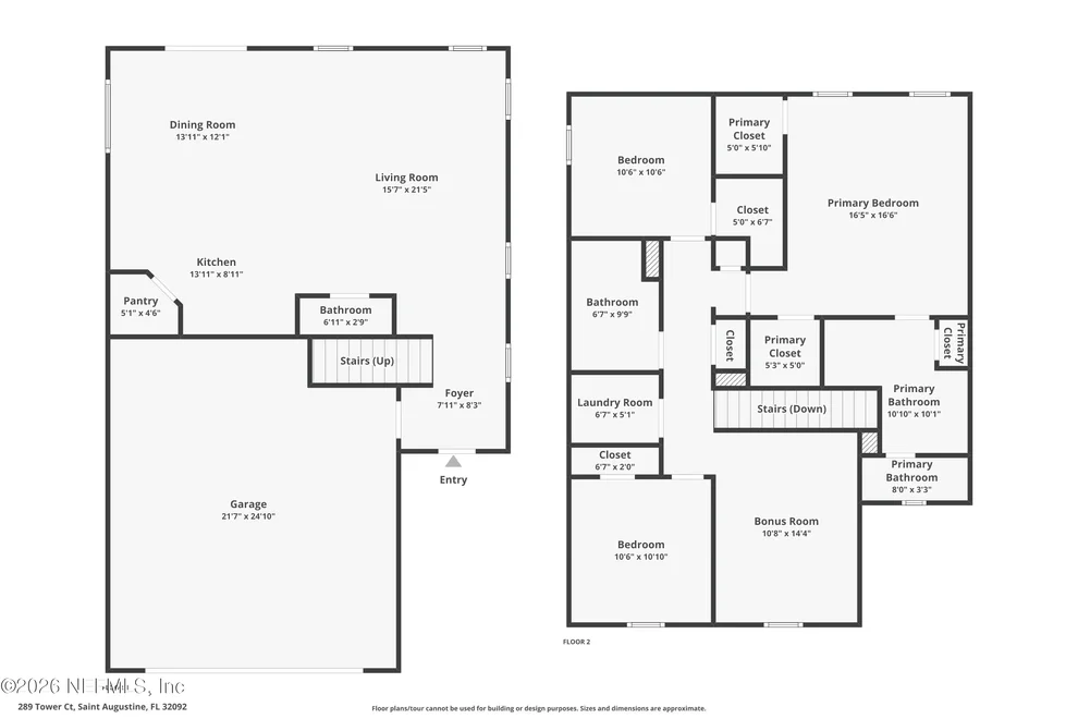 Unit for sale at 289 TOWER Court, St. Augustine, FL 32092